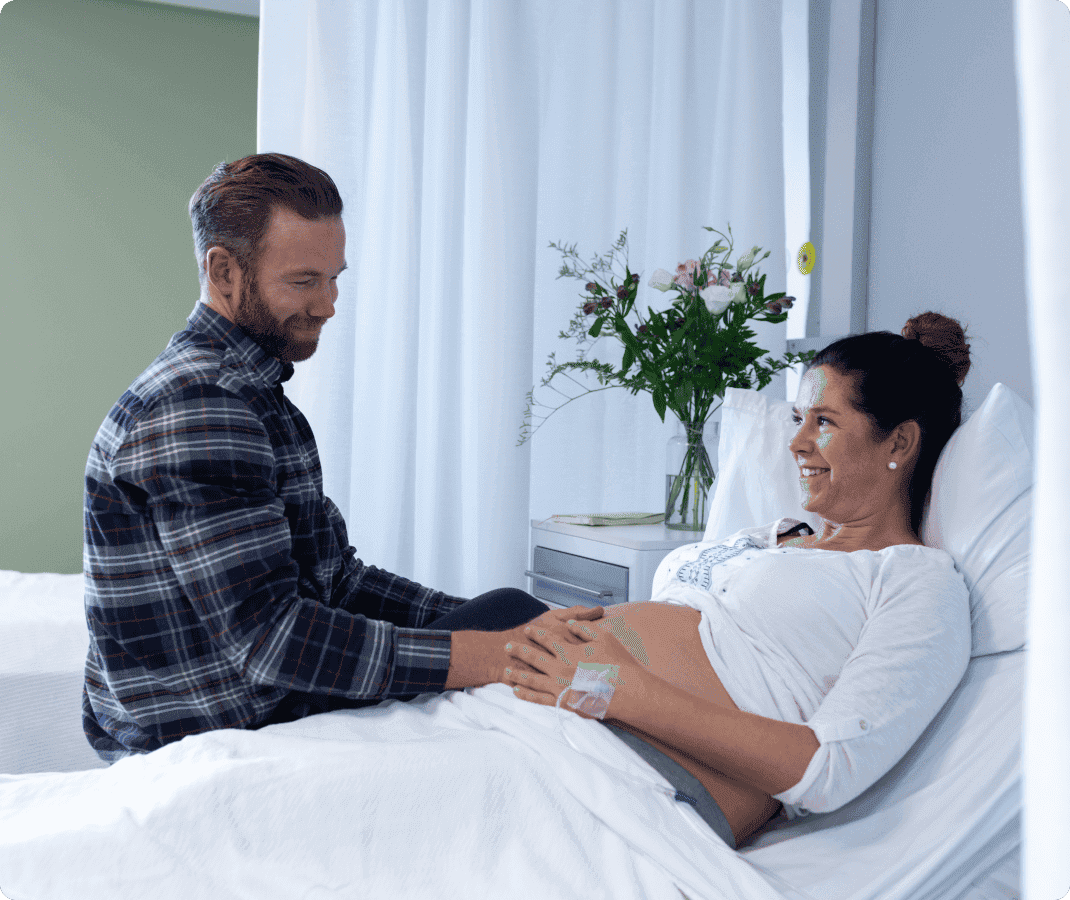 New journeys guided - expectant mother managing pregnancy health journey